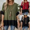 Street Style T Shirt For Women With Pastiche Fabric And Casual Fit For Daily Wear