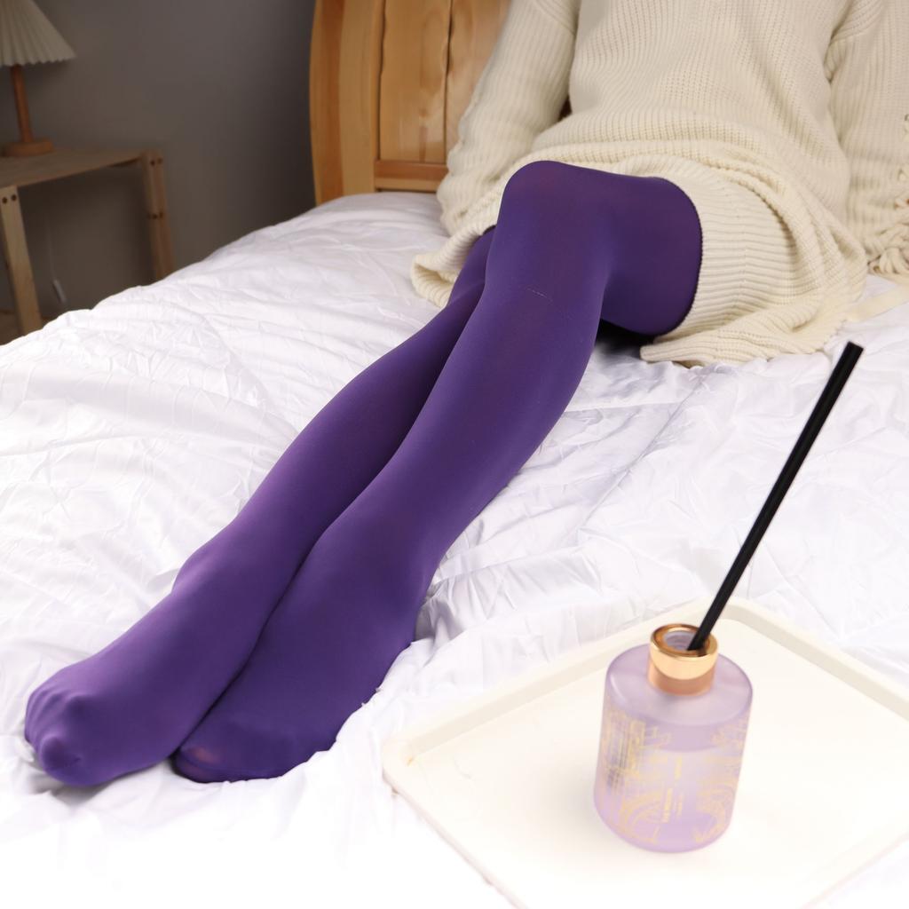 Collant 80D Viola - Lisci E Delicati Sulla Pelle, Aggiungi Personalità Al Tuo Abbigliamento