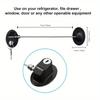 2pcs Self-Adhesive Mini Locks with Keys - Perfect for Refrigerators, Freezers & Drawer Doors, Black