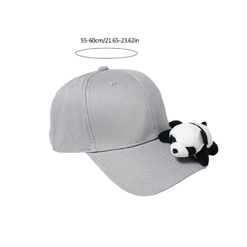 Popular Panda Dolls Baseball Caps For Teens Adult Breathable Cotton Baseball Hat Adjustable Hat For Daily Wear Sport Hat