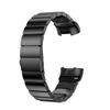 Luxury Metal Watch Strap Replacement with Folding Clasp for Fitbit Charge 4/3