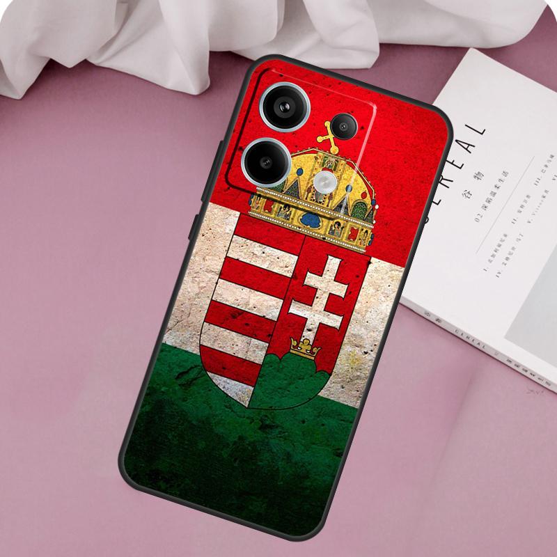 

Чехол с флагом Венгрии для Xiaomi Redmi Note 13 Pro 14 12 11 10 9 11S 12S Redmi 15 14C 10C 12C 13C 15C Redmi Note 10 4G