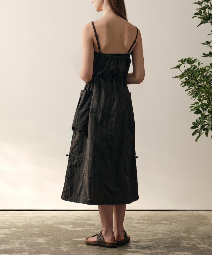 HELEMENT Women'S Cargo Dress (D Brown)
