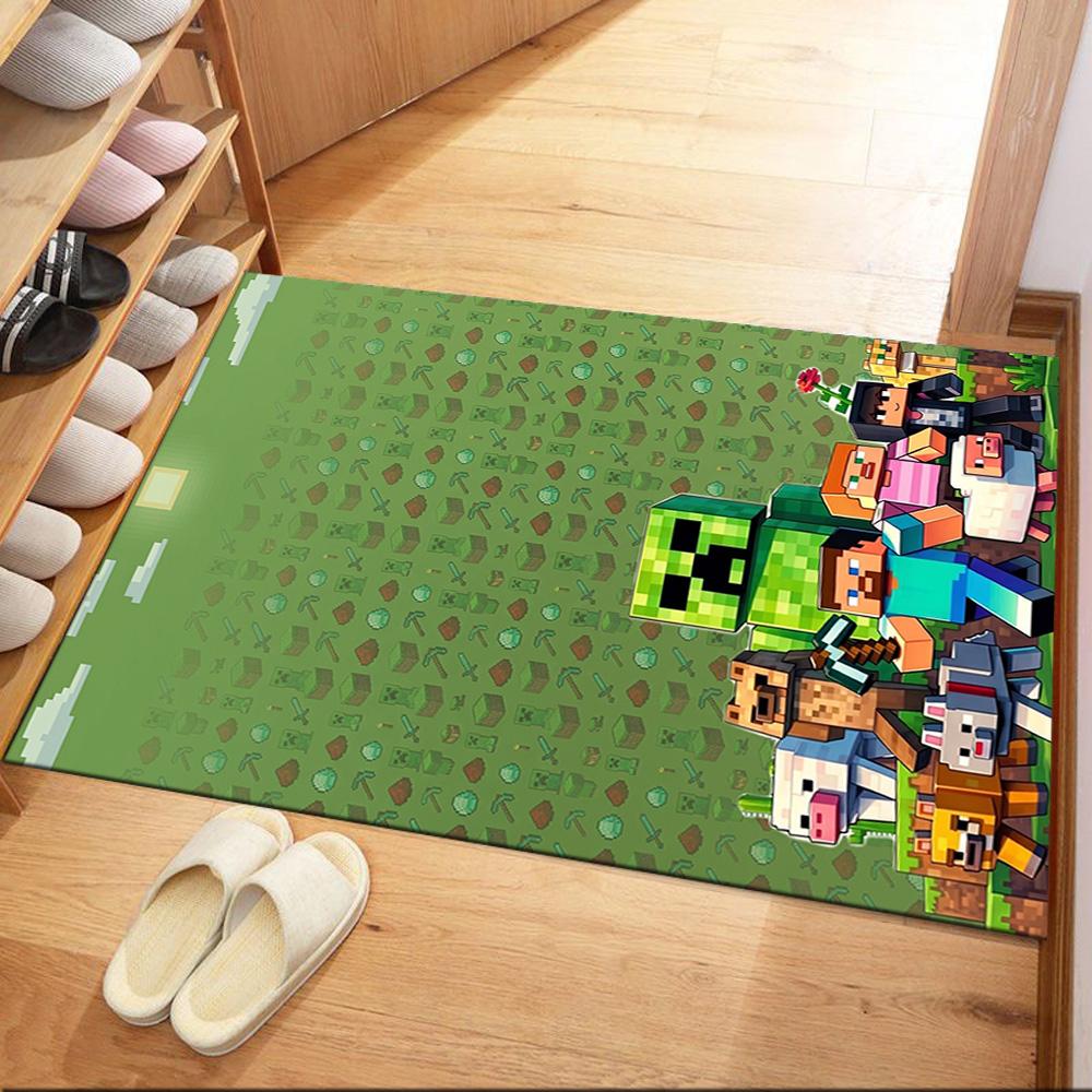 Minecraft 194 Area Rug Suitable for Kitchen Outdoor Game Room Dining Room Antislip Carpet Office home decor Birthday/Christmas Gift