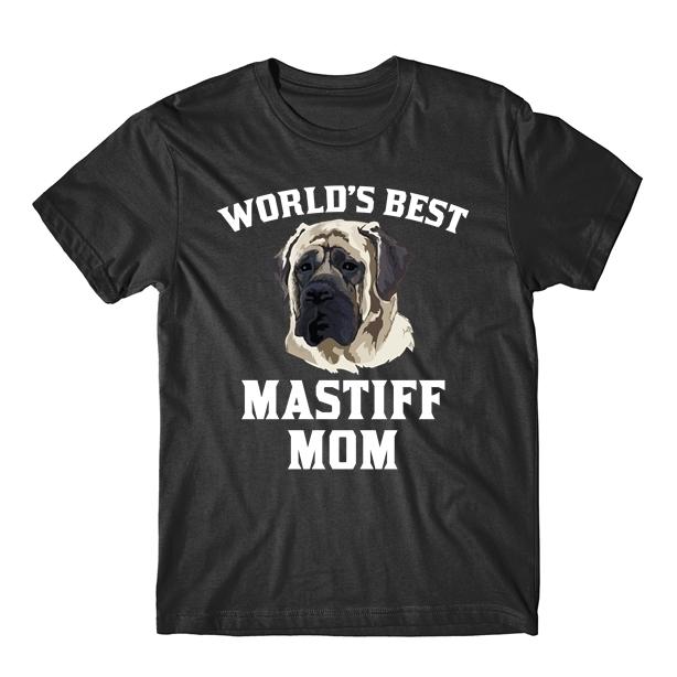 World s Best Mastiff Mom Dog Owner Graphic T-Shirt XL