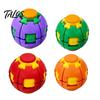 Portable Anxiety Toy 3D Printed Stress Ball, Press & Rotating Finger Spinner, Decompression Ball Fidget Toys, Ergonomic for Office Commuting