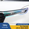 Захисна плівка для фар автомобіля Для Honda CR-V 2025-2025 Димово-чорна Високоглянцева плівка TPU PPF Вирізана за розміром Антиподряпинна Вінілова обгортка Комплект