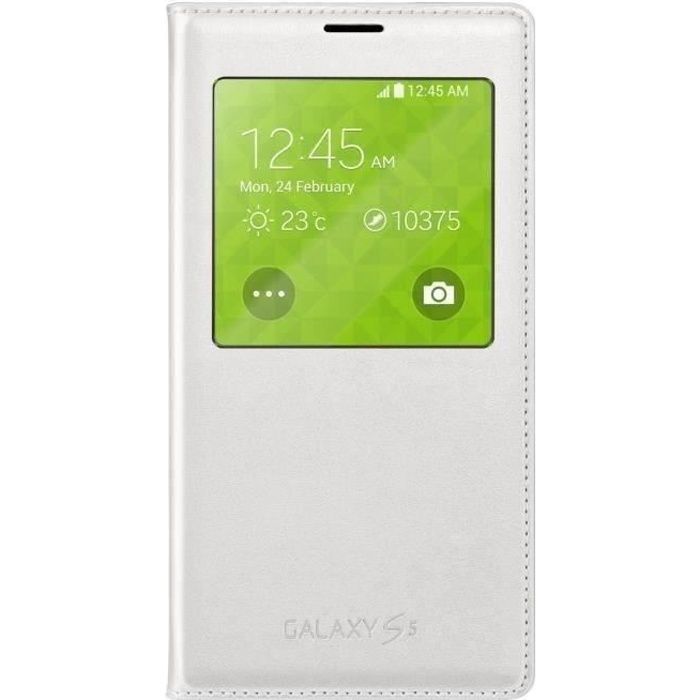White view cover case for galaxy s5