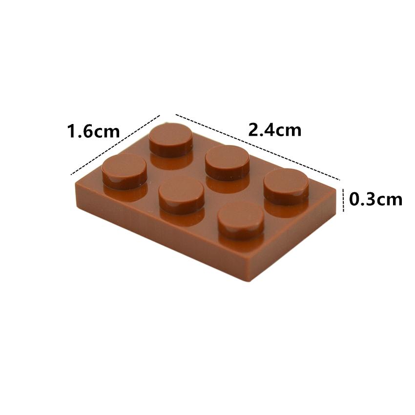 Compatible Assembles Particles 3021 2x3 For Building Blocks Parts DIY Educational Creative Size 2*3 Dots Bricks For Children
