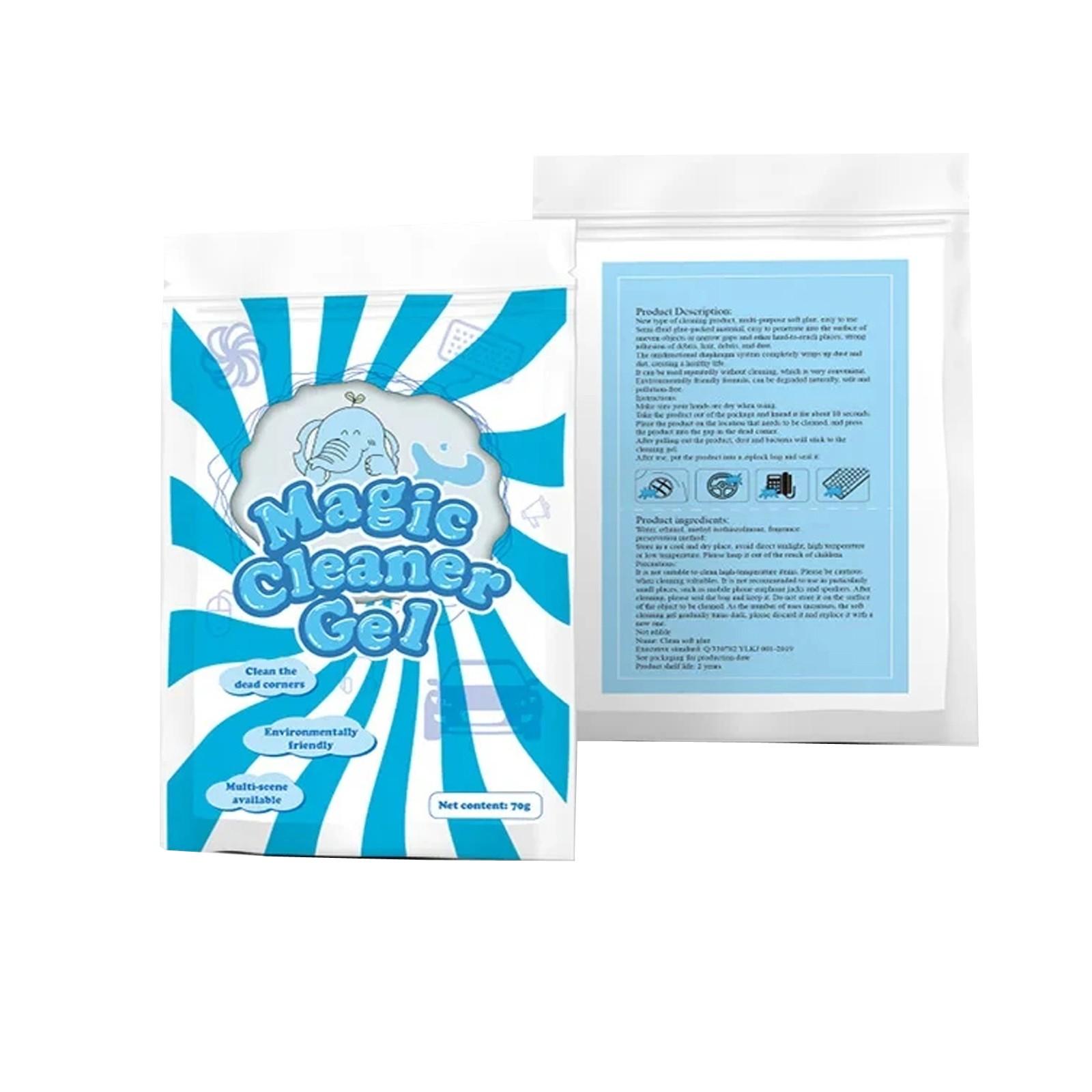 

Multipurpose Cleaning Gel for Dust Dirt and Debris Removal from Keyboards Electronics Car Interiors and Household Surfaces Reusable and Non-Toxic One Size синій