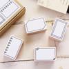 Cute and Stylish Wooden Rubber Stamp Set with Sticky and A Fun Stationery Gift for Made In Japan Frame, Notebook, Notes, Clips, More. Cards. (#17)