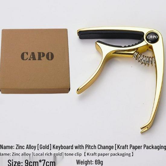 Personalized Engraving Guitar Capo with String Pins – High-End Valentine's Day Musical Gift