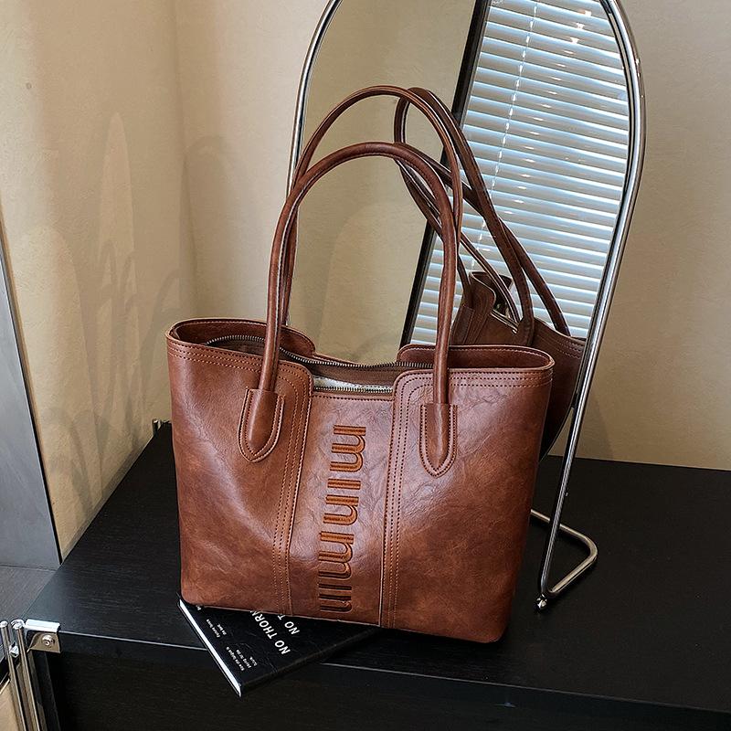 Large-capacity Tote Bag, Women's Fashionable Commuting Single-shoulder Bag, Casual Underarm Women's Bag