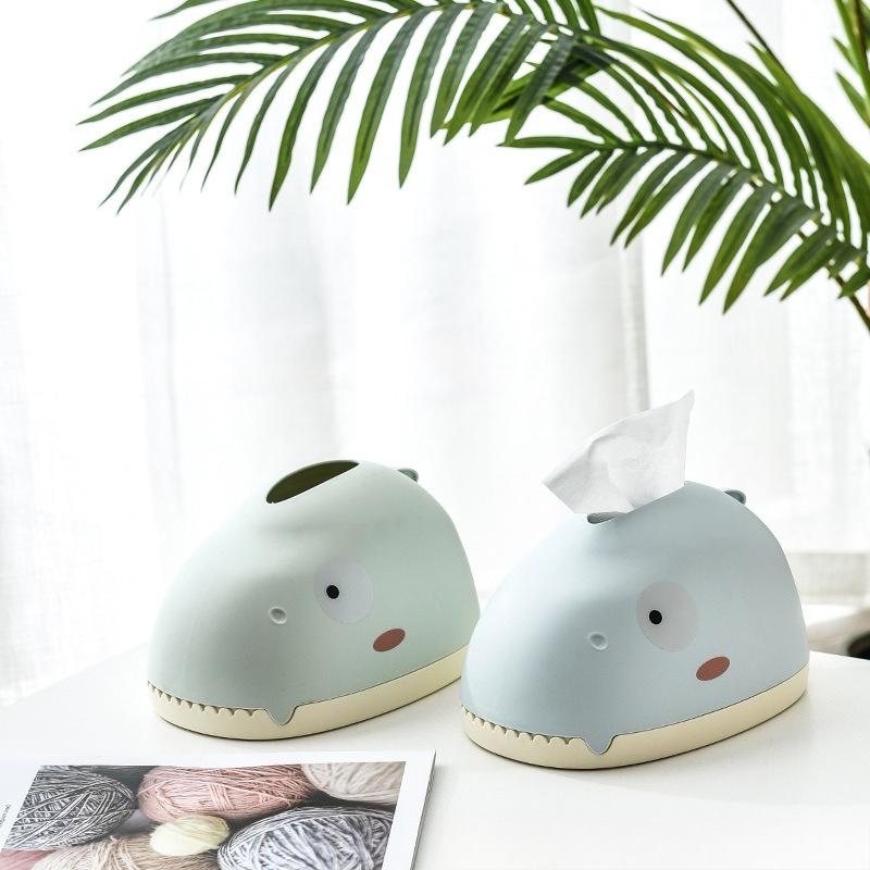 Household Creative Dinosaur Pumping Paper Box Tissue Box Wholesale Bathroom Living Room Desktop Multi-functional Storage Box