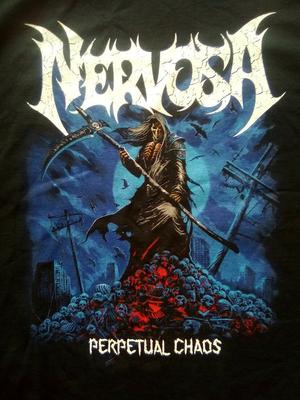 Nervosa Perpetual Chaos Tour 2022 Koszulka z prezentem dla fana Rozmiary S do 5XL S4984 Koszulka Unisex