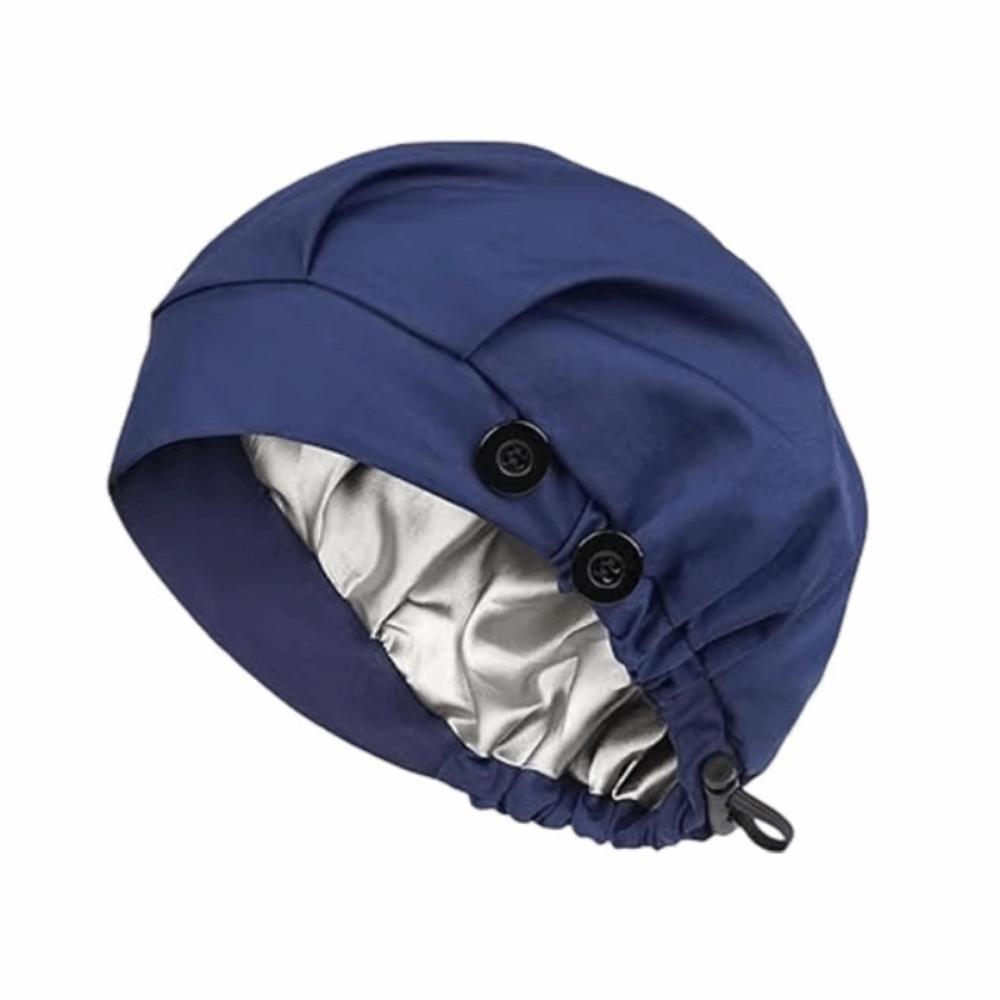 

Creative Bouffant Chemo Cap High Elastic Nurse Work Cap Double-layer Turban Hat Fashion Accessory синій