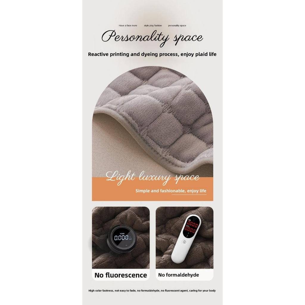 Super Miękki Nowoczesny Pikowany Pluszowy Pokrowiec na Sofę - Przyjazny Zwierzętom, Można Prać w Pralki, Dekoracja Salonu, Sypialni, Biura, Pokrowiec na Sofę Kombinowaną