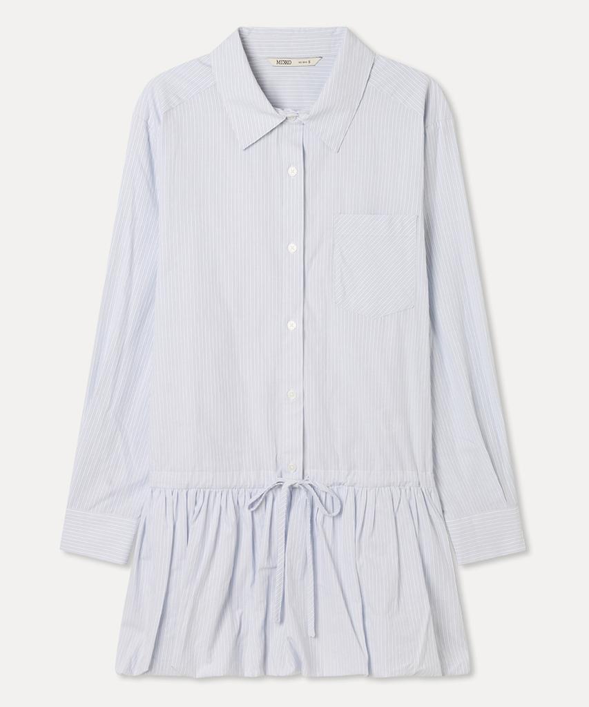 MIXXO Balloon Shirt Collar Dress_Miwowg202C