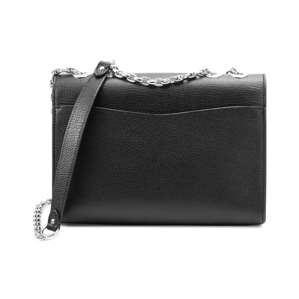 New COACH Lane Cow Leather Crossbody Bag Shoulder Bag Women's Black CC330-SVTSQ