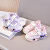 Girls' Kuromi Warm Velvet Sports Shoes: Autumn/Winter 2025, Non-slip Casual Toddler Shoes