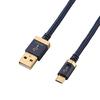 ELECOM DH-AMB12 AV Cable Music Transmission A-microB Cable USB2.0 1.2m