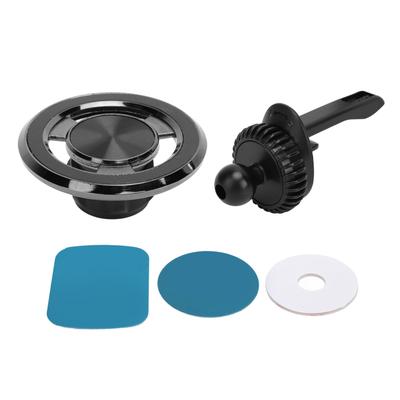 Car Vent Phone Mount 360 Degree Rotation Magnetic Adsorption Phone Holder Aluminum Alloy Automotive
