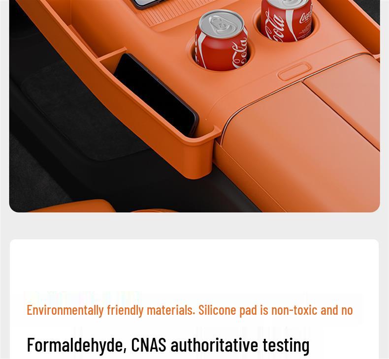 Silikonmatte für Xiaomi YU7 Bedienfeld: Kabelloser Ladegerät, Rutschfester Untersetzer, Innenraumzubehör