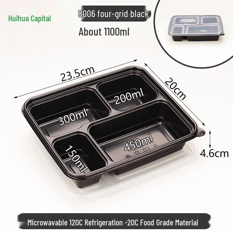 HUIHUADU Einweg-Takeaway-Lunchboxen