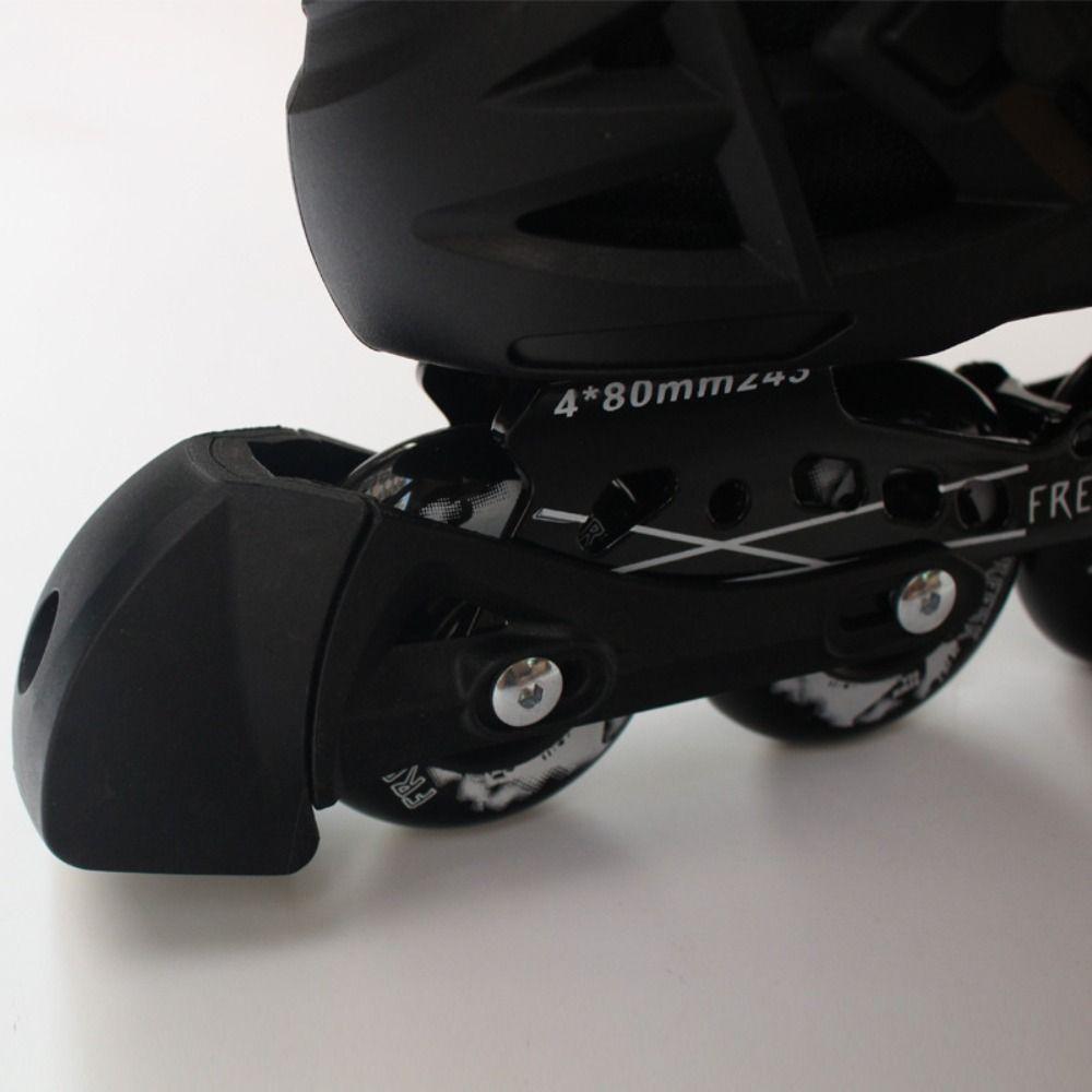 Sicherheitskontrolle Rollschuh Bremsbeläge Langzeitnutzung Rollschuhe Rollenbremsen Outdoor Sport
