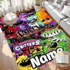 Custom Name Personalized Poppy Playtime Print Carpet, Versatile Home Decor Rug, for Playroom, Apartment, Balcony, Entryway, Hallway Gift