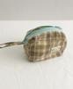 Nuaname Dual Zipper Checkered Pouch François