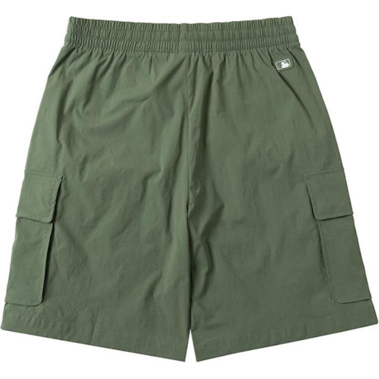 New MLB Cargo Shorts Unisex Light Khaki 3ASMB0643-50KAL