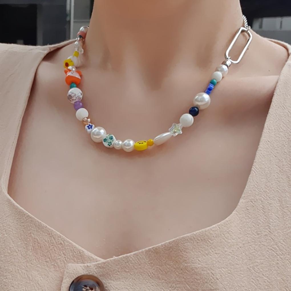 Women's Daily Cute Gemstone Necklace