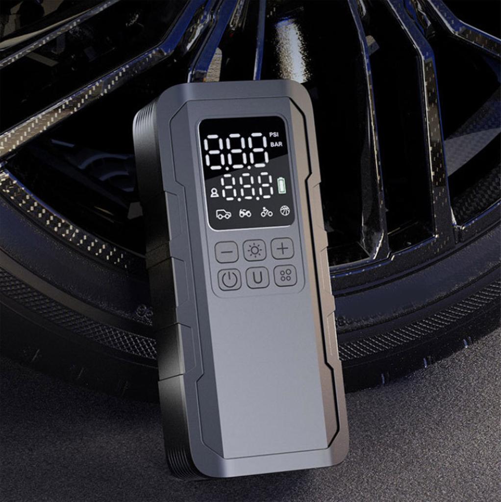 Handheld Air Compressor 150PSI Rechargeable Multipurpose Tire Inflator for Car Tires Bike Sports Gear & Emergency Use
