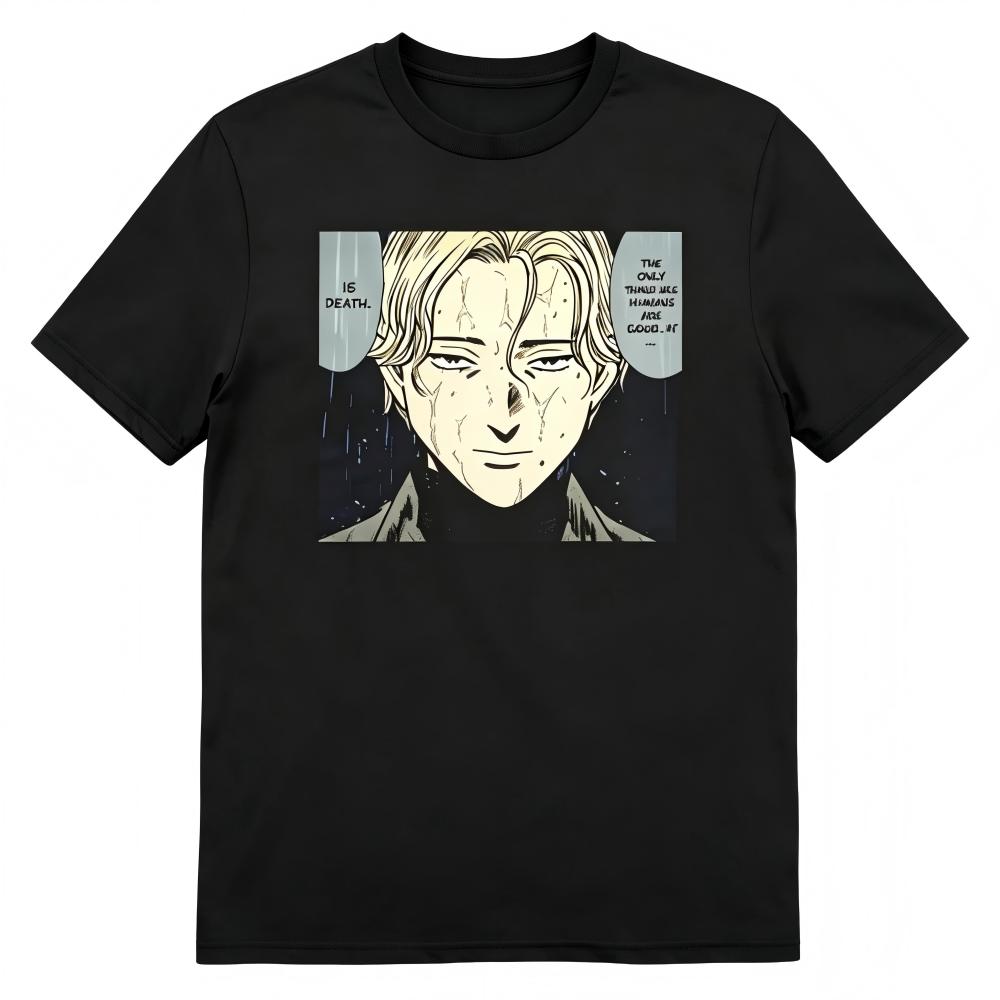 Monster Anime Johan Liebert Black T-Shirt