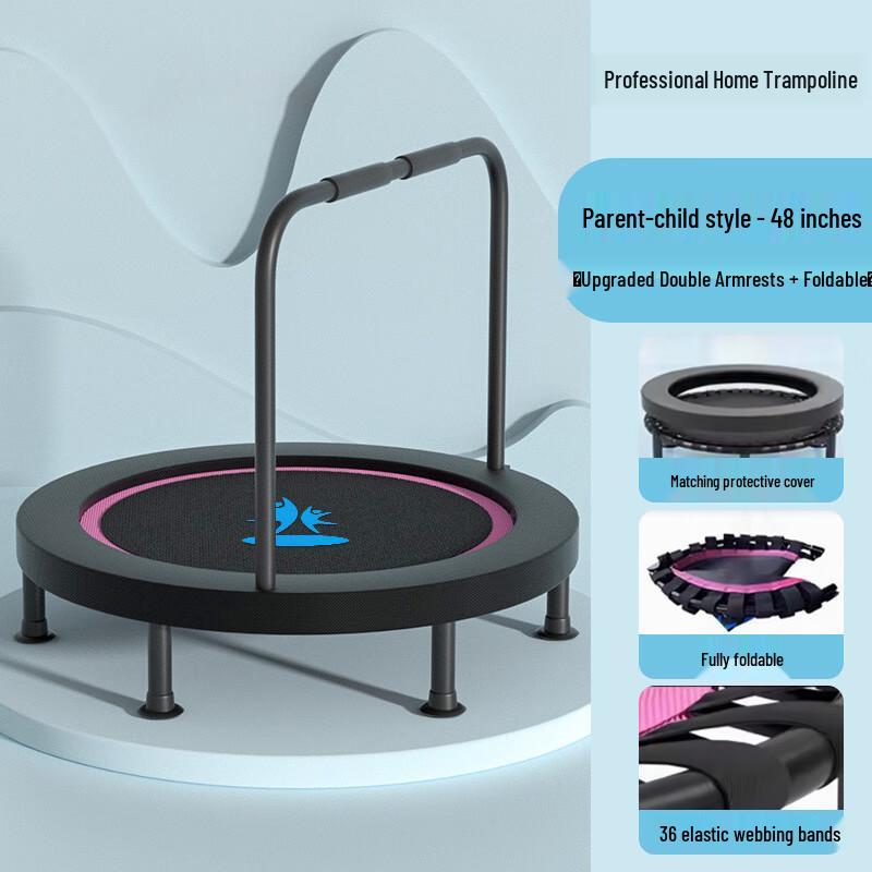 WEZHO 48-inch Foldable Indoor Trampoline