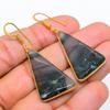 Boulder Opal Gemstone 925 Solid Sterling Silver Jewelry Earring 1.97" GK-5760