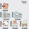 Cute Fridge Magnets Kawaii Bear Refrigerator Magnets Sticker Home Decor Sticker Creative Anime Home Accessories