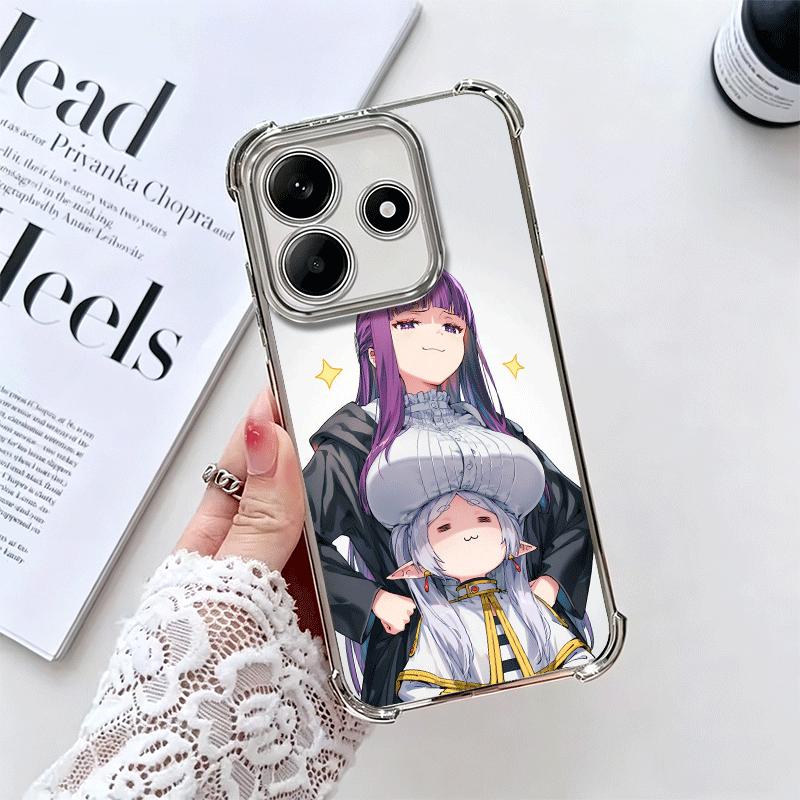 

F-Frieren B-Beyond J-Journeys End Soft Phone Case For Xiaomi Redmi Note 14 15 Pro Plus 13 12 11S 11T 5G 10 9S 9 Plating Anti-Fal Redmi Note 14 5G