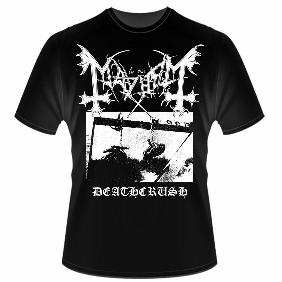 Mayhem Deathcrush T-shirt Euronymous Black Metal Ulver Beherit Archgoat M