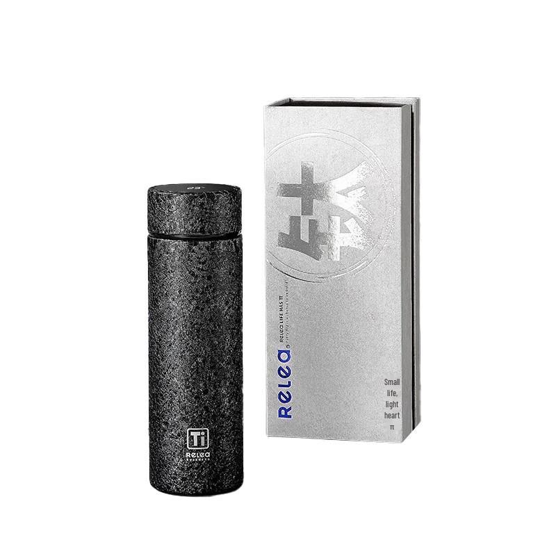 Wushengwu Pure Titanium Smart Insulated Tea Infuser Bottle 420ml