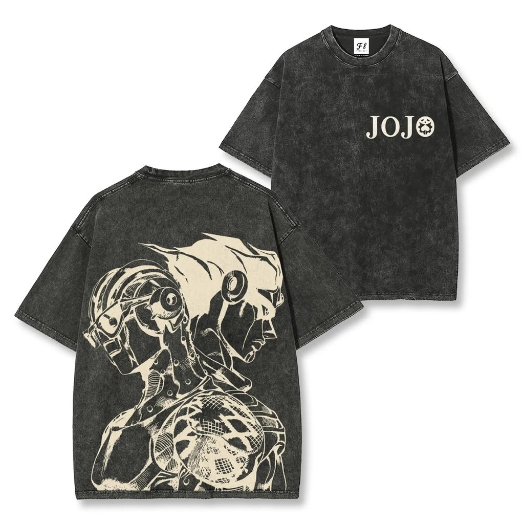 Anime Dandadan Ken Takakura Okarun Graphic T Shirt Men Women Clothing Casual Cotton Tshirt Vintage Washed T-shirt Harajuku Tops