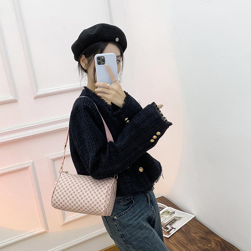 JYL TS Women's Sling Bags  Cylinder Bag 099 Shoulder PU Printed Classic Women Bag