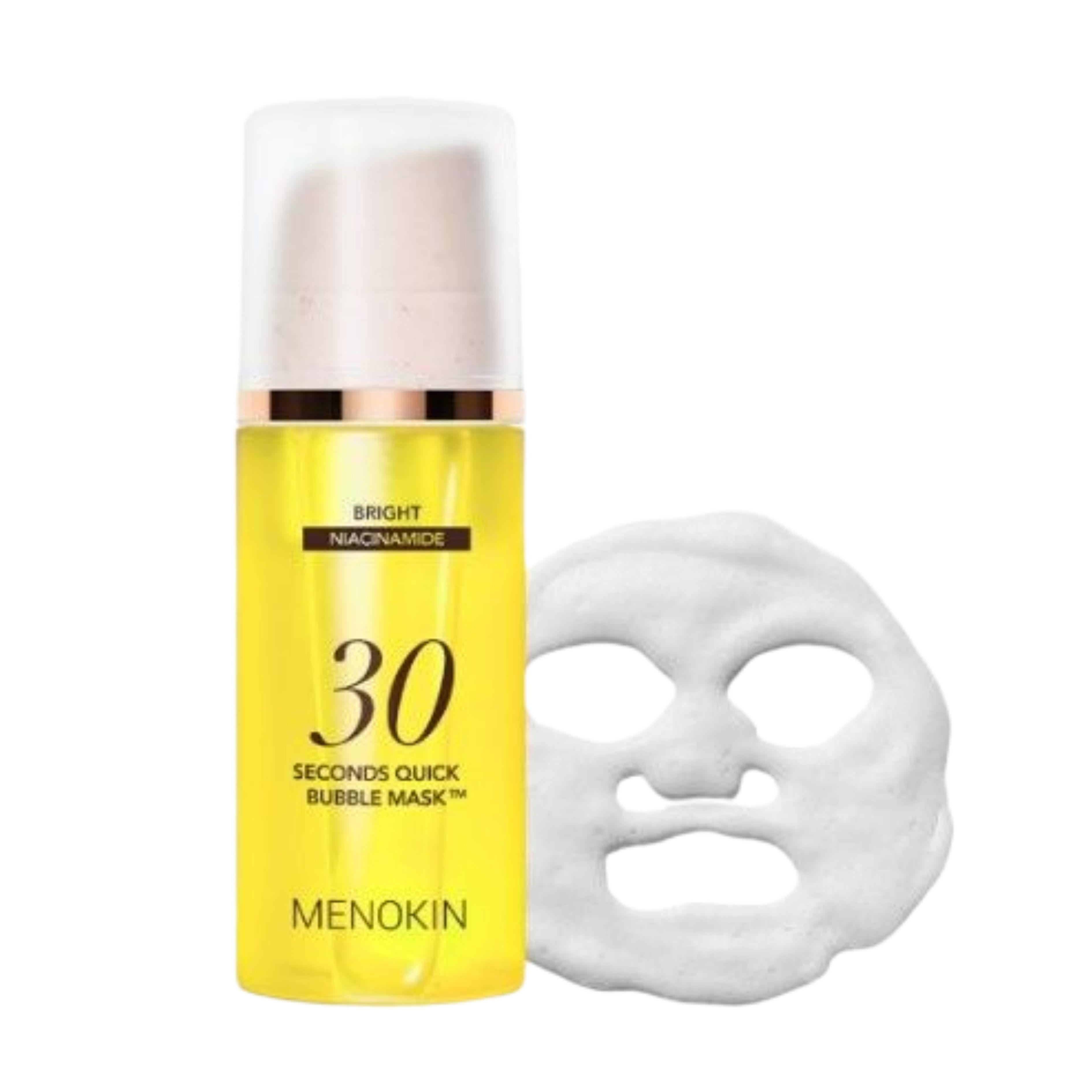 Menokin 30 Seconds Quick Bubble Mask- Bright 95ml