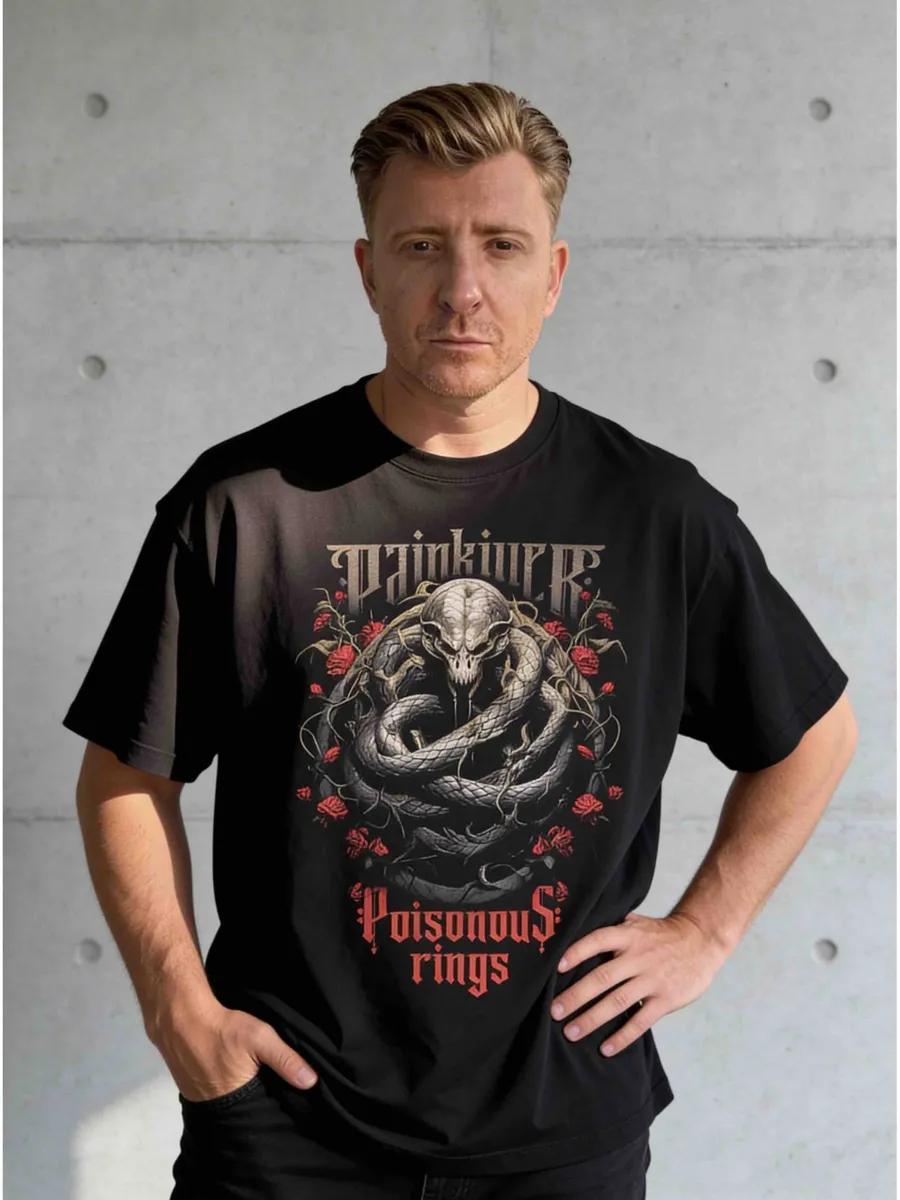 Oversized EVERYTHING print T-shirt S