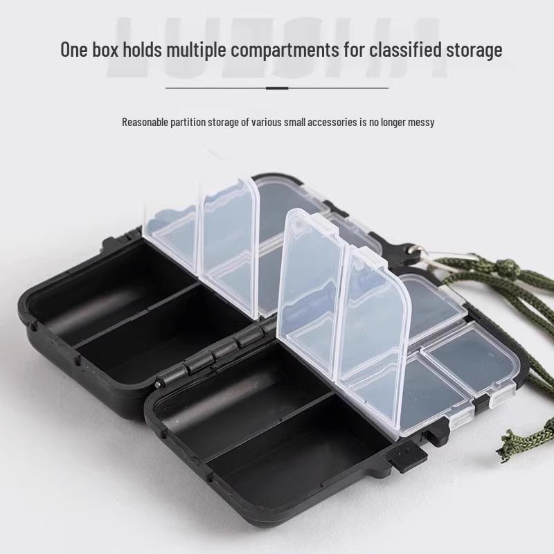 Mini Lure Accessory Box: Compact Storage for Hooks & Fake Bait