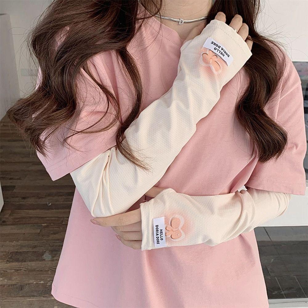 Breathable UV Protection Arm Sleeves Sun Protection Cooling Sleeves Ice Sleeve Armguards  Outdoor