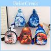 Ne Zha Cartoon Kinder Brusttasche Mit Polyesterdruck Für Den Täglichen Gebrauch