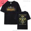 World of Warcraft T Shirt Hiphop Game Printed Tshirt Top Loose Comfort Clothing Summer Unisex Hot Sale Tees 100 Cotton
