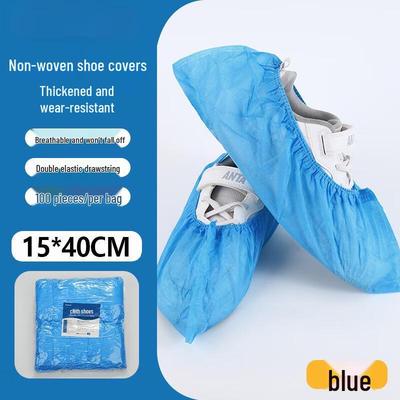 Disposable Blue Non-Woven Shoe Covers